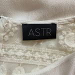 ASTR The Label White Lace Detail Short Sleeve Dress Women’s Size (small) Elegant Photo 2