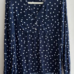 Marquis Navy Blue and White Polka Dot High Photo 0
