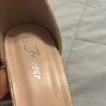 Forever 21 Rose Gold Heels with Rhinestone Embellishments Photo 2