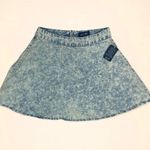 Delia's Delia’s Acid Washed Linen Skater Skirt Photo 0