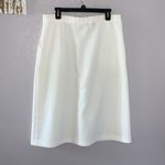 Cricket Lane vintage white pleated midi skirt Size 16 Photo 2