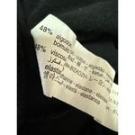 ZARA  Women's Black Long Sleeve Crew Neck Stretch T Shirt Bodysuit Top Size M Photo 3