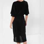 VERO MODA NWT Vera Moda Dagny Plisse Black Dress Photo 1