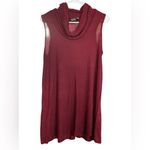 Eye Candy  Burgundy Sleeveless Blouse Photo 2