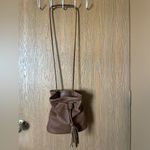 Hollister  Vegan Leather Brown Crossbody Bucket Bag Photo 2