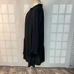 Banana Republic  Black Long Sleeve Button-Down Dress Size 4 Photo 7