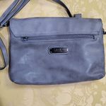 Nicole Miller Gray Vegan Leather Crossbody Bag Photo 9