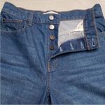 Reformation  Cynthia button fly high rise straight jeans in zenia wash Photo 6