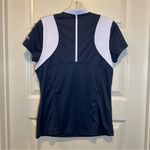 Slazenger  Navy Blue Stretch Short Sleeve Golf Top size M Photo 6