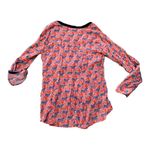 Anthropologie Vanessa Virginia womens 2 xs extra small orange tiger shirt top cu Photo 2