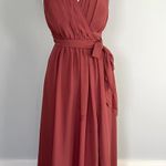 Revelry Rosewood Pink Mauve Eliza Chiffon Bridesmaids Formal Prom Dress Photo 3