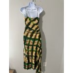 ZARA  Satin Effect Limited Edition Cowl Neck Midi Slip Dress Asymmetrical Hem S Photo 7