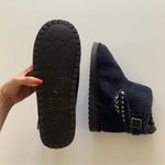 Muklucks Essentials by Muk Luks Melly Navy Blue & Black Winter Ankle Boots Size 9 Photo 7