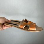 Steven By Steve Madden  | Size‎ 9 Tan Leather Slide Sandals Photo 3