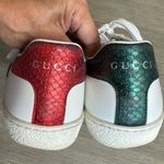 Gucci Ace Bee Embroidered Leather And Python women's Sneakers Size 36 MSRP $950 Photo 2