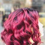 Red wine burgundy Christmas wig short curly Bob Black Photo 5