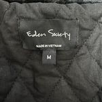 EDEN SOCIETY Faux Fur Wooly Coat Stitchfix Cinch Hooded Jacket Black NWT Medium Photo 9