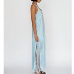 MR.LARKIN TASSEL SLIP DRESS, ICE BLUE S Photo 4