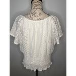 Cocomo lacy blouse with lined bodice XL White Photo 4