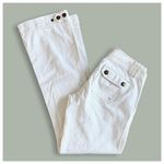 Abercrombie & Fitch Y2k Vintage NWT White Low Rise Flare Utility Chino Pants Photo 3