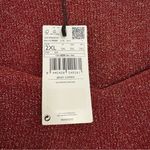 Mango MNG Red/Orange Shimmer Top Size 2XL Photo 4