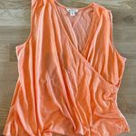 Athleta breezy wrap tank orange size XL Photo 2