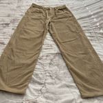 Motel Rocks  Beige Corduroy tan wide leg pants, size S casual high rise cottage Photo 14