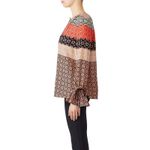 Derek Lam  10 Crosby silk boho peasant long sleeve Carnation blouse 6 Photo 2