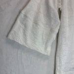 Simple Pleasures Lace Kimono Open Front Cardigan Floral USA Made One Size White Size M Photo 1