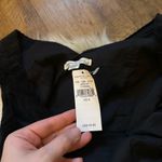 American Eagle Corduroy V Neck Belted Mini Dress In Black Photo 3