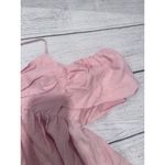 WAYF  Blush Pink Coco Cold Shoulder Babydoll Dress NWOT Photo 13