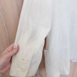 Forenza VTG  Womens Cashmere Blend Blazer Size 12 Cream Classic Quiet Luxury Photo 5