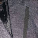 The Limited  womens small blazer business gray navy pin work casual Photo 3