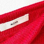 St. John Red Santana Knit Pants Photo 4