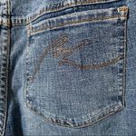 Fibers Jeans Barbara Lesser Neutral Casual Blue Womens Size 14 Wide Leg Classic Blue Photo 5