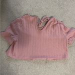 SheIn Chic Pink Midi Dress and Crop Top Maternity Photo 5