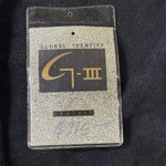 VTG Global Identity G III Suede Leather Blazer Jacket‎ Womens Large Black Crest Photo 7