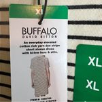 Buffalo David Bitton NWT Womens  Striped Flowy Comfy TShirt Dress Knee Length XL Photo 6