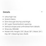 Judy Blue ® Ultra High Rise Super Flare Jean In Pin Stripe Photo 5