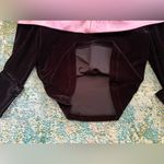 Vintage 90s Cachet black velvet off Photo 8