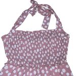 Candie's Candie’s Polka Dot Smocked Jumpsuit Photo 3