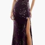 Speechless Embroidered Sequin Mesh Lace-Up Back Gown, Juniors' Size 15 NWT Photo 0