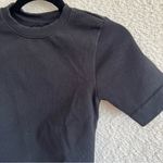 Everlane The Seamless Tee Women’s Black Short Sleeves Crop Size XS/S Photo 7