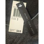 Joan Vass  Studio‎ NY NWT Long Sleeve Umbre Top Gray Sparkle Trim Size Small Photo 2