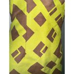 Plenty by Tracy Reese Yellow Brown Geometric Print‎ Mini Dress Size 0 Photo 3