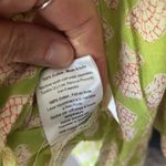 Anthropologie Mahogany lime green cotton pop over tunic top or mini dress beach cover up XL Photo 9
