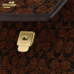 Coach Etta Flap Shoulder Bag in Signature Chenille Truffle CCe58IMA7U Photo 15