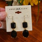 Anne Klein  Black Rhinestone Earrings Photo 2