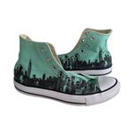 Converse Women's NYC Mint Green Hi Top Sneakers Size US 7 Photo 10