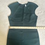 Alexander Wang  Green Viscose Cap Sleeve Bodycon Fitted Dress Size Large Photo 12